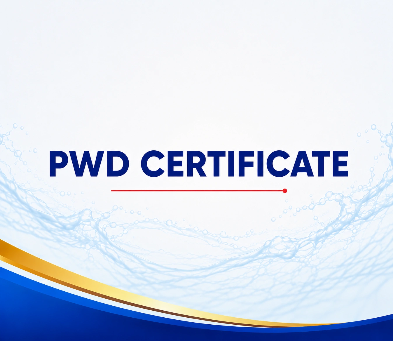PWD Certificate